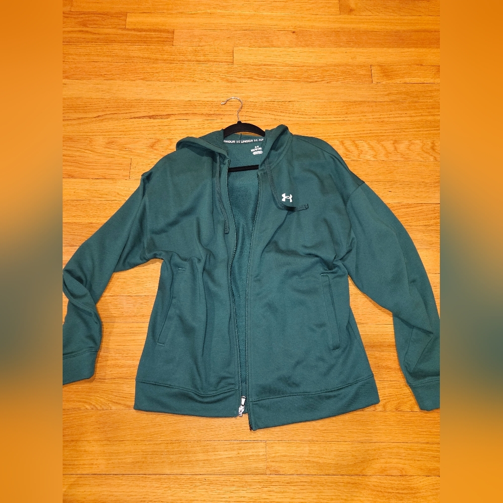 Under Armour Green Full-Zip Jacket